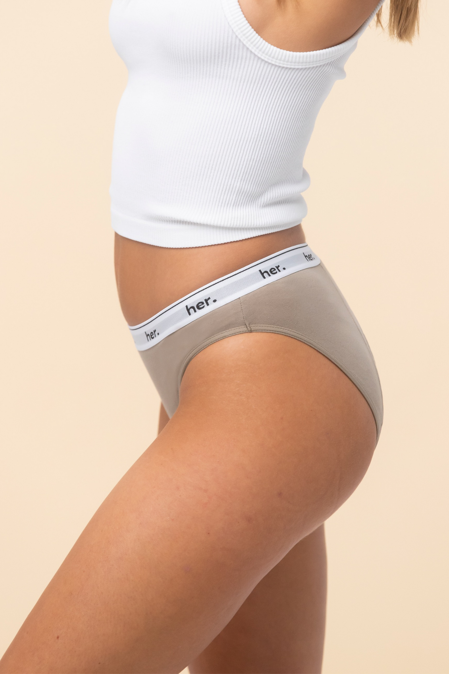 Culotte menstruelle JOY - TIMBER WOLF