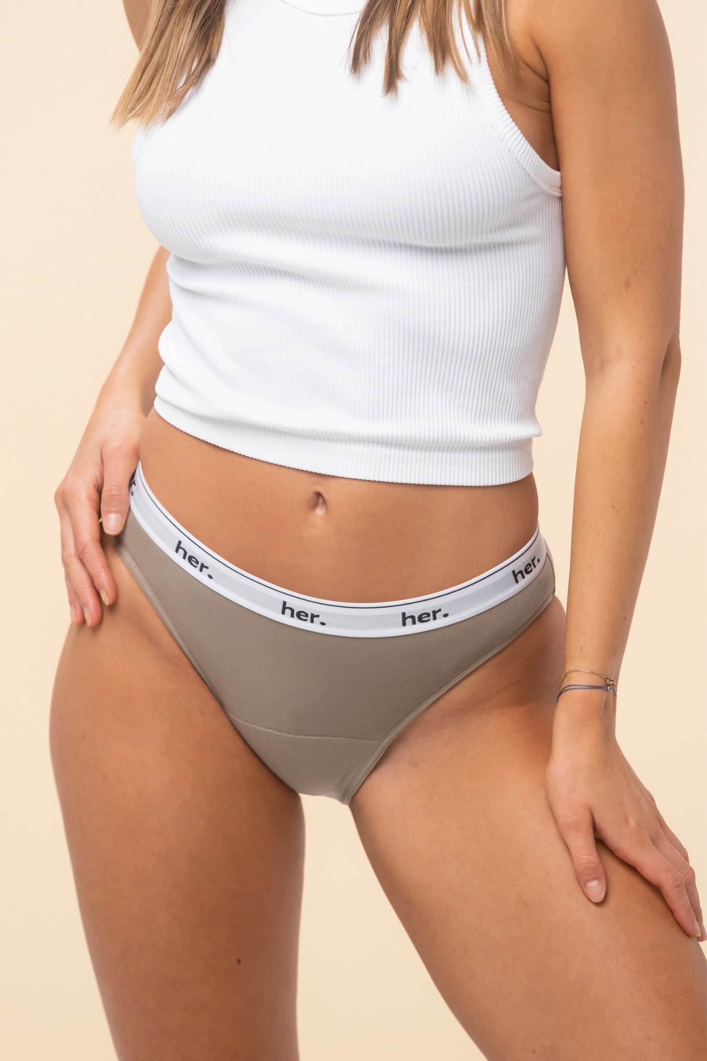 Culotte menstruelle JOY - TIMBER WOLF