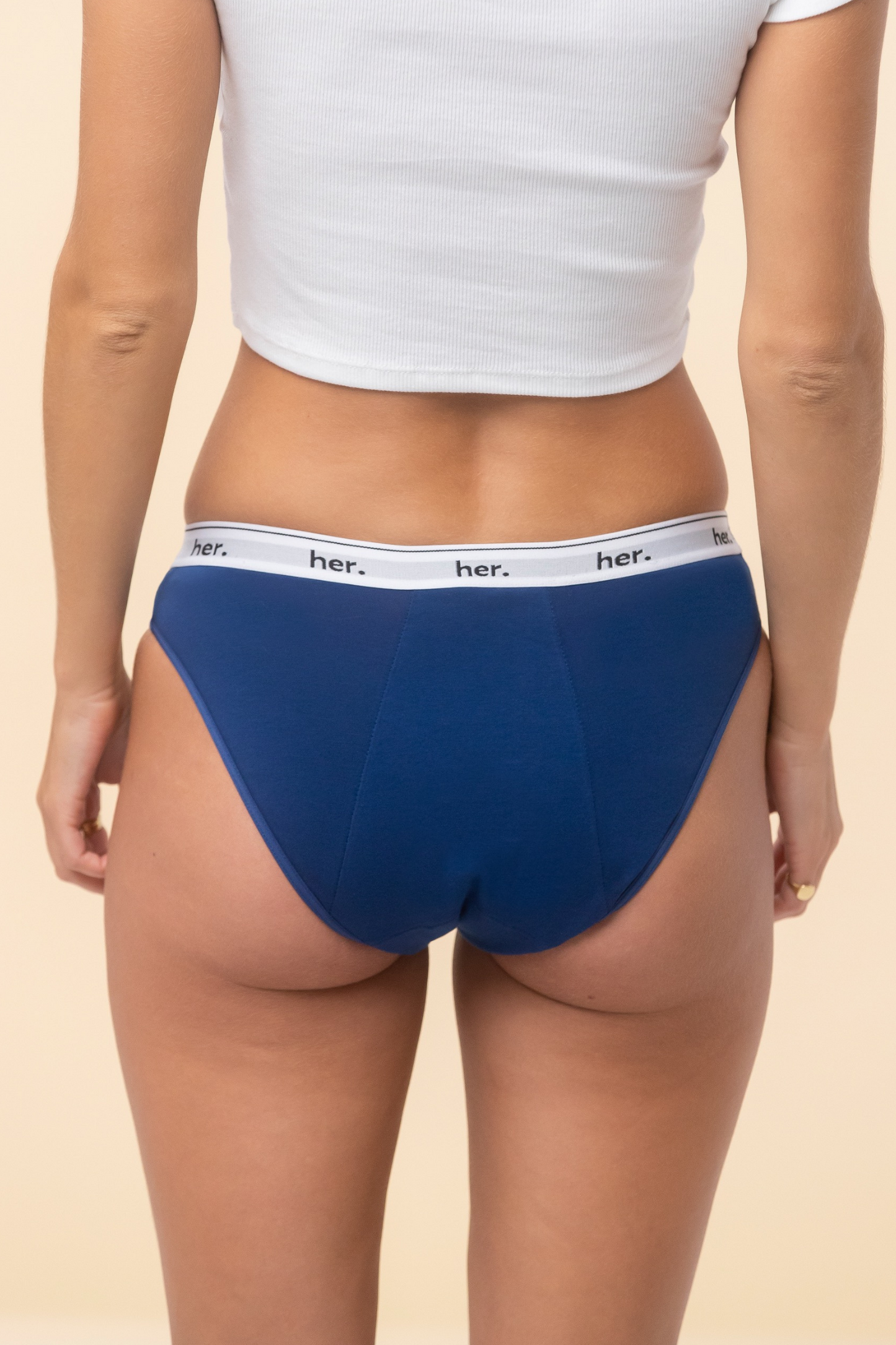 Culotte menstruelle JOY - NAVY PEONY