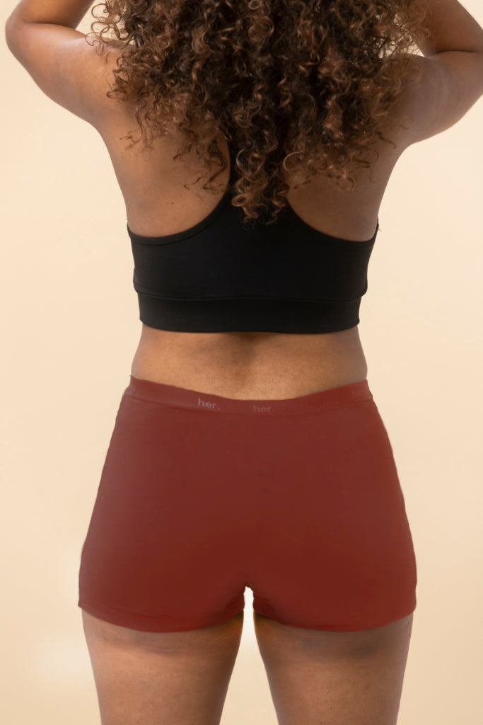 Lot de 5 Boxers Menstruel ROXY - HOLLY BERRY